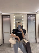 Bolsa de Ombro Pequena Feminina CHANXIAOHONG 2026 Novo Design de Luxo Francês - Do Brasil