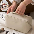 Necessaire Feminina de Couro PU de Grande Capacidade para Cosméticos Portátil para Viagem - Neverdie