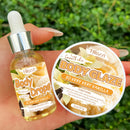 kit de Brilho Corporal e Óleo Corporal Vários sabores Não oleoso Hidratante e umectante Loção Corporal Massagem
