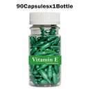 Cápsulas de Sérum de Vitamina E, Cápsulas de Essência de Uso Único, Hidratante e Umidificante para a Pele Facial 90 Cápsulas/Garrafa - 1 Garrafa