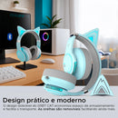 Headset Gamer com Bateria de 36H, Orelhas Bluetooth Hi-Res RGB Personalizável Dobrável - G5BT CAT EDIFIER