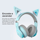 Headset Gamer com Bateria de 36H, Orelhas Bluetooth Hi-Res RGB Personalizável Dobrável - G5BT CAT EDIFIER
