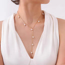 Colar Y Fashion Leve de Luxo, Colares de Tassel Elegantes e Versáteis, Joias de Pérola e Charmosas em Alta