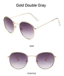 Óculos de Sol Redondos Vintage  Designer Pequeno Armação Clássica Retro Preto Oculos De Sol