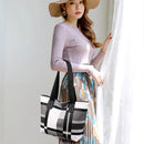 Bolsas de Mão Femininas de Marca Famosa em Couro PU Bolsas de Alça Superior Bolsa de Ombro Feminina de Alta Capacidade