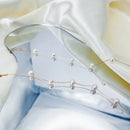 EManco Joias Finas Pulseira de Corrente com Pérola de Água Doce em Aço Inoxidável à Prova d'Água , Dourada com Pérola 14k