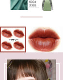 Conjunto de Batons Lipstick  Matte à Prova d'Água, Duradouros e Pigmentados, Batom Vermelho Nude para Lábios, Cosméticos