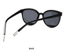 Óculos de Sol Feminino Moda Vintage Metal Espelhado Clássico UV400