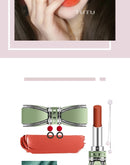 Conjunto de Batons Lipstick  Matte à Prova d'Água, Duradouros e Pigmentados, Batom Vermelho Nude para Lábios, Cosméticos