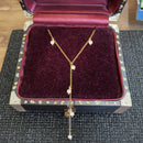 Colar Y Fashion Leve de Luxo, Colares de Tassel Elegantes e Versáteis, Joias de Pérola e Charmosas em Alta