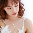 Pérolas naturais de água doce, pérolas em contas feitas de colar de joias de alta qualidade, acessórios em aço inoxidável 316.