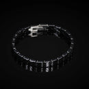 Pulseiras de Bracelete para Mulheres Pulseiras de Cerâmica Preto e Branco Fecho Delicado de Aço Inoxidável Promoção de Joias de Cerâmica
