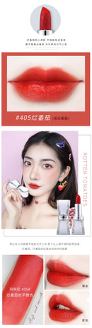 Conjunto de Batons Lipstick  Matte à Prova d'Água, Duradouros e Pigmentados, Batom Vermelho Nude para Lábios, Cosméticos