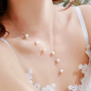 Pérolas naturais de água doce, pérolas em contas feitas de colar de joias de alta qualidade, acessórios em aço inoxidável 316.