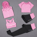 Top Esportivo Feminino, Sutiã Esportivo, Legging Cintura Alta Sem Costura, Shorts Fitness, Cropped de Manga Longa, Roupas de Treino para Mulheres