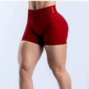 Calças de Fitness Dfyne Impact Peach, Levantamento de Quadril Aparente, Cintura Médio-Alta, Aperta a Barriga, Calças Fitness de Três Pontos para Mulheres