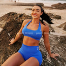 Calças de Fitness Dfyne Impact Peach, Levantamento de Quadril Aparente, Cintura Médio-Alta, Aperta a Barriga, Calças Fitness de Três Pontos para Mulheres