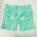 Calças de Fitness Dfyne Impact Peach, Levantamento de Quadril Aparente, Cintura Médio-Alta, Aperta a Barriga, Calças Fitness de Três Pontos para Mulheres