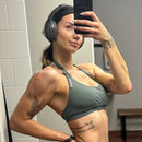 Calças de Fitness Dfyne Impact Peach, Levantamento de Quadril Aparente, Cintura Médio-Alta, Aperta a Barriga, Calças Fitness de Três Pontos para Mulheres