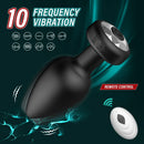 APP Controle sem fio Vibrador anal Plug massageador