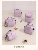 Bolsa Térmica Portátil Feminina com Espessamento Estilo Bento e Geladeira de Frio para Piqueniques ao Ar Livre