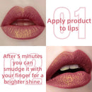 14 Cores Brilho Glitter Metálico Gloss Labial Brilhante de Longa Duração Batom Líquido à Prova d'Água Maquiagem Óleo Labial Tinta Labial