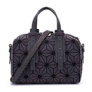 Bolsa Feminina Boston Handbags Bolsa Geométrica Luminosa Com Paetês A Laser Bolsa Transversal