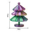 Estrela Sensory Antiestresse 3D Impressa, Alças de Fácil Pegada, Girador de Hexágono em Espiral para Estresse (Vermelho e Azul, 11,78 cm)