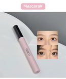 Kit de Maquiagem Multifuncional 9PC 4PC Batom Cremoso, 1 Pó Compacto, 1 Blush, 1 Delineador, 1 Máscara de Cílios, 1 Lápis de Sobrancelha Kit Cosmético Look de Câmera