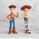 7pcs/conjunto Toy Story 4 Figuras de Ação Brinquedos Woody Jessie Buzz Lightyear Forky Pig Bear