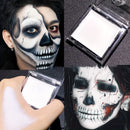 Creme Base Branco, Fórmula de Creme de Alta Cobertura e Longa Duração, Maquiagem para Cosplay de Halloween, Carnaval e Mardi Gras, Cobertura Construível