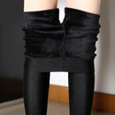 Leggings Femininas Tamanho 6XL Grande, Meias-Calças Térmicas de Inverno, Forro Fino de Lã, Cintura Alta, Sexy, Slim, Calças Elásticas, Leggings Femininas com Brilho