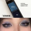 Biya 2 Cores de Sombra de Olhos Portátil Vermelho Preto Paleta Sombra Mate Escura Fumaça Cosméticos Maquiagem Festa Halloween Maquiagem DIY