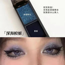 Biya 2 Cores de Sombra de Olhos Portátil Vermelho Preto Paleta Sombra Mate Escura Fumaça Cosméticos Maquiagem Festa Halloween Maquiagem DIY