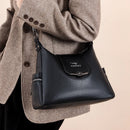 Bolsa de couro sintético de grande capacidade Bolsas de ombro Bolsa tote Bolsas femininas Bolsa carteira