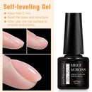 Gel de Unhas Autonivelante 7ml Base Forte Gel Reforçado Esmalte Gel Semi Permanente UV Removível para Nail Art