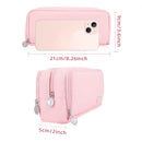 Estojo para Canetas para Meninas e Meninos, Alunos de Escola, Organizador de Material de Escritório, Estojo de Lápis de Grande Capacidade com 3 Compartimentos Multifuncional