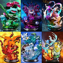Figura de Anime Pokémon Vulpix Versão de Cenas Brinquedos Figurinha PVC Modelo Coleção Bonecos caixa surpresa caixa misteriosa presente