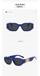 Óculos de Sol LONSY Fashion Square Feminino Marca Design Preto Degradê Óculos de Sol UV400