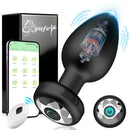 APP Controle sem fio Vibrador anal Plug massageador