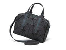 Bolsa Feminina Boston Handbags Bolsa Geométrica Luminosa Com Paetês A Laser Bolsa Transversal