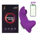 App Vibrador de calcinha para mulheres Controle remoto Bluetooth Chupador de clitóris Mini  18+