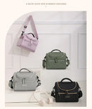 Bolsa Térmica Portátil Feminina com Espessamento Estilo Bento e Geladeira de Frio para Piqueniques ao Ar Livre