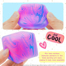 Cubo de Brinquedo Sensorial Macio e Pegajoso Needoh para Alívio de Estresse, Recheado com Bola de Gel Esticável Macia Ice blind box Slow Rebound