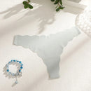 Calcinhas Sexy Sem Costura Femininas com Design Ondulado, Calcinha Ultraleve em Seda Gelada, Sexy, Cintura Baixa, Fio Dental Feminino, Lisa