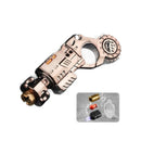 Pistola de Brinquedo de Liga com Ejeção de Cartucho, Brinquedo Sensorial Antiestresse, Mini Pião Giratório de Dedo, Gadget de Mesa EDC