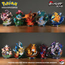 Figura de Anime Pokémon Vulpix Versão de Cenas Brinquedos Figurinha PVC Modelo Coleção Bonecos caixa surpresa caixa misteriosa presente