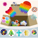 Pacote de Brinquedos Anti-Stresse Aleatórios para Crianças, Brinquedos Sensoriais Baratos, Alívio do Estresse, Presentes para Autismo e TDAH, Conjunto de Fidget Spinner e Squishy