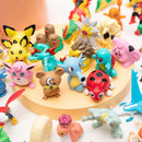 Figuras de Anime Pokémon Tamanho Grande Aleatório 10/20/30/40/50PCS Modelo de Ação Brinquedo Fofo Pikachu Original 4-6CM Presentes de Aniversário para Crianças