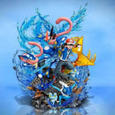 Figura de Anime Pokémon Vulpix Versão de Cenas Brinquedos Figurinha PVC Modelo Coleção Bonecos caixa surpresa caixa misteriosa presente